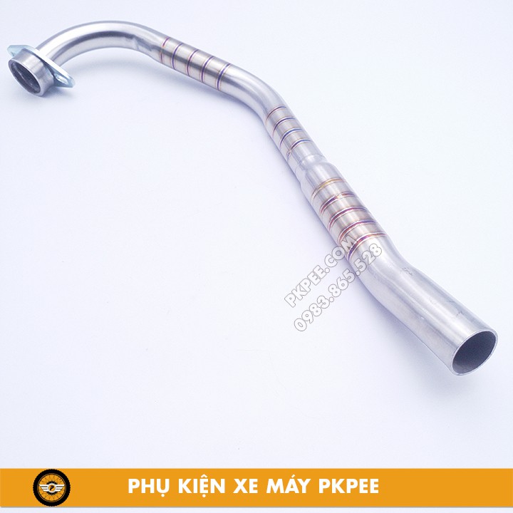 Cổ Pô Inox 304 Mối Hàn Titan Cực Đẹp Dream, Wave, Fu Neo, Future Led, Sirius, Sirius Fi, Exciter, Raider, Satria, Vario