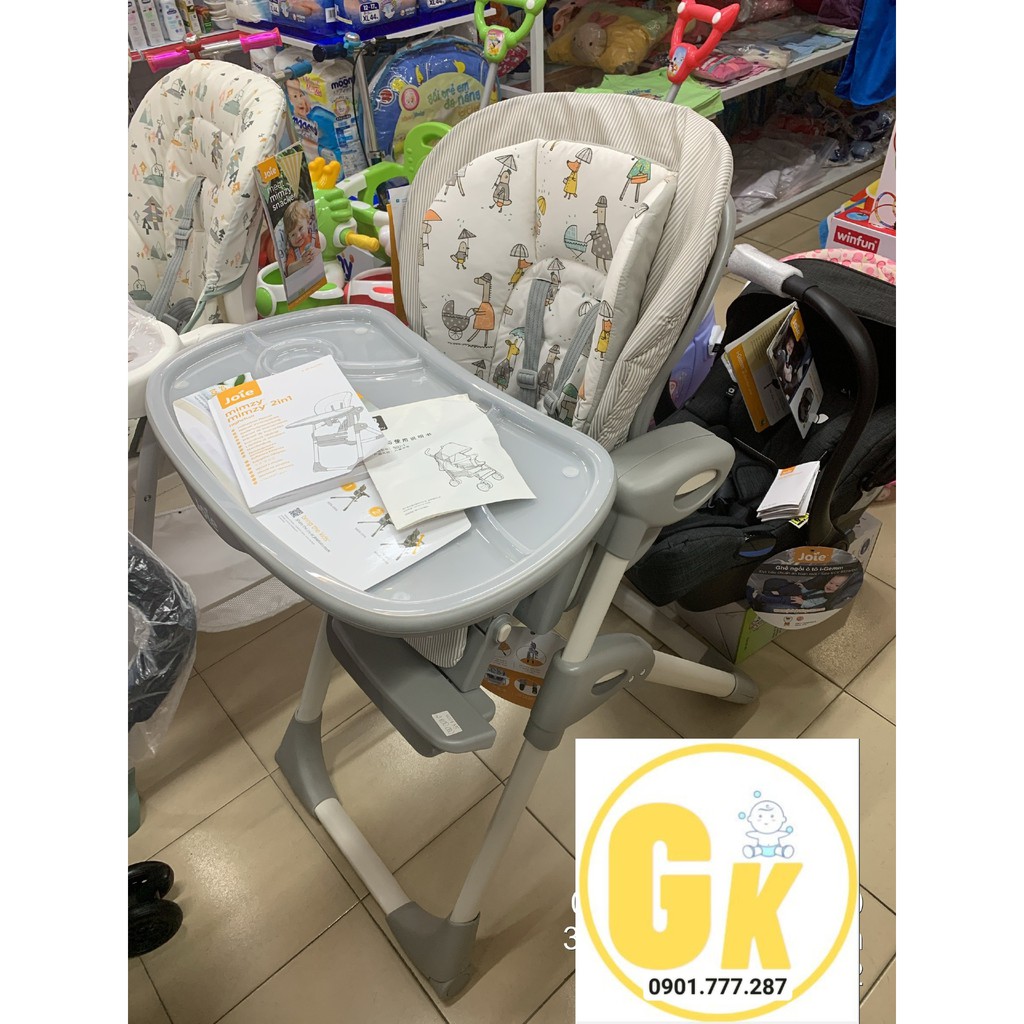 Ghế ăn trẻ em Joie Mimzy 2in1 là ghế ăn được thiết kế rất tiện dụng, để bé có thể sử dụng từ 6 tháng đến 15kg