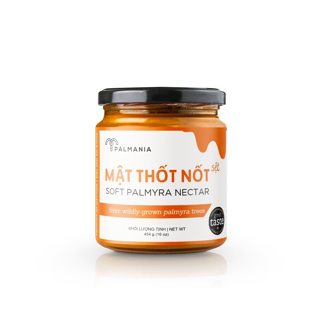 PALMANIA Mật thốt nốt sệt 454G | 1 sao Great Taste Awards 2021 | Nguyên Chất, Tự Nhiên & Vì Sức Khỏe | Đặc sản An Giang