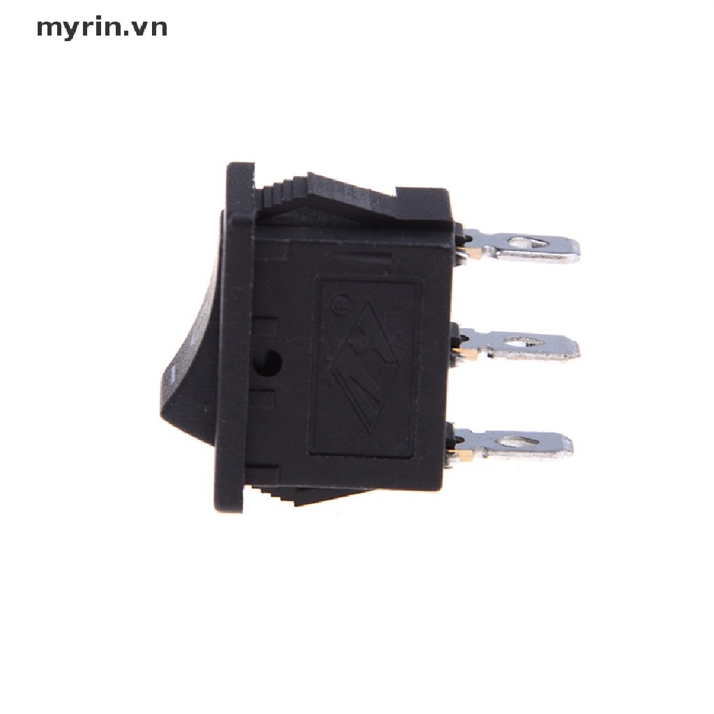 Set 5 Công Tắc On / Off 3 Chấu AC 6A / 250V 10A / 125V Màu Đen
