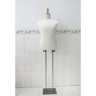Manocanh nhung nam màu trắng đế sắt