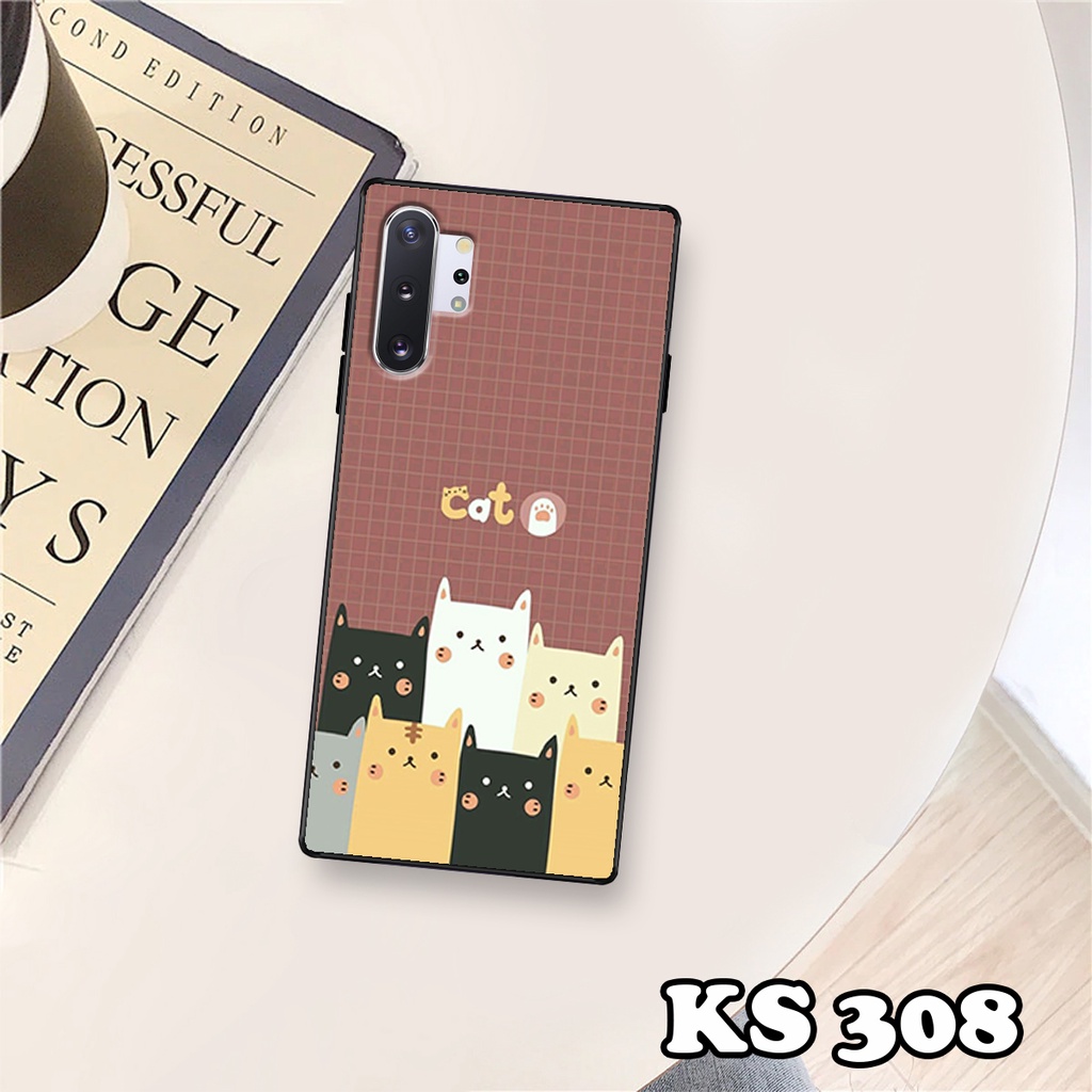 Ốp lưng Samsung Note 10 - Samsung Note 10 Plus - Samsung Note 10 Lite - Ốp in hình LoveCat - Chất liệu TPU siêu bền