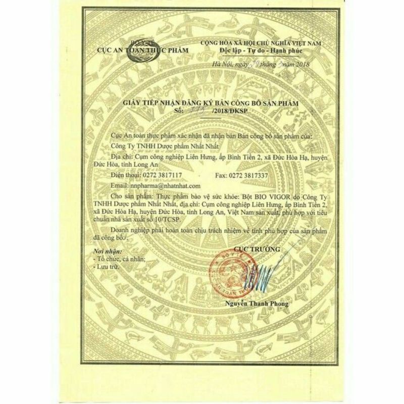 Men Vi Sinh BIO VIGOR NHẤT NHẤT (dạng gói - dạng viên)