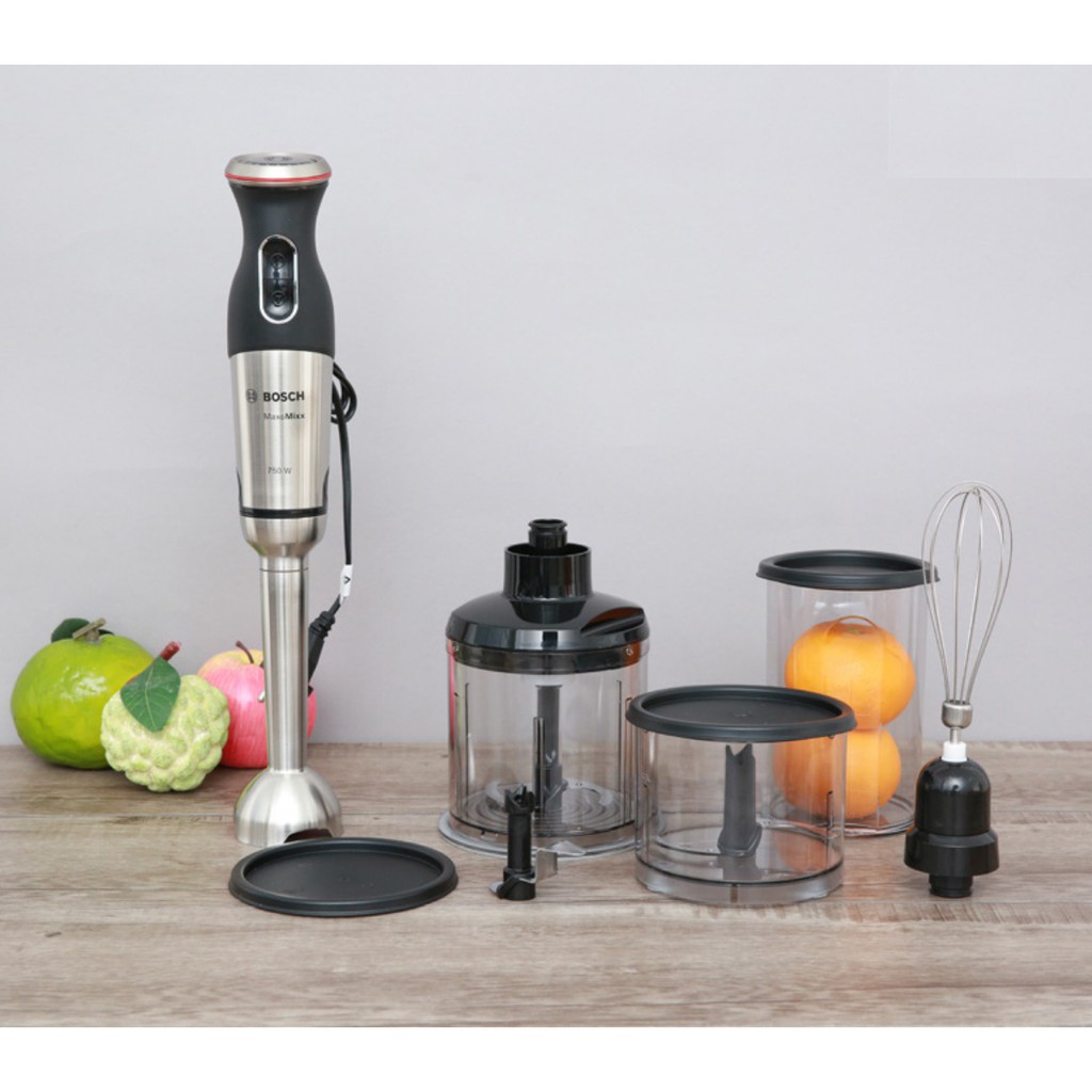 Máy xay cầm tay Bosch Maxo Mixx 750W  - Hàng chính hãng, bảo hành điện tử 2 năm toàn quốc