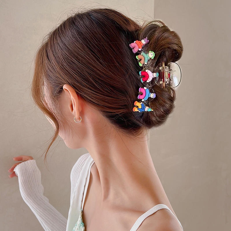 Kẹp tóc Haimeikang hình dạng hoạt hình ba chiều dễ thương chất lượng cao cho nữ