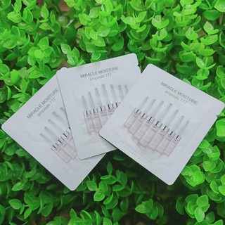 GÓI HUYẾT THANH SIÊU DƯỠNG ẨM, CẤP NƯỚC CHO DA OHUI MIRACLE MOISTURE AMPOULE 777