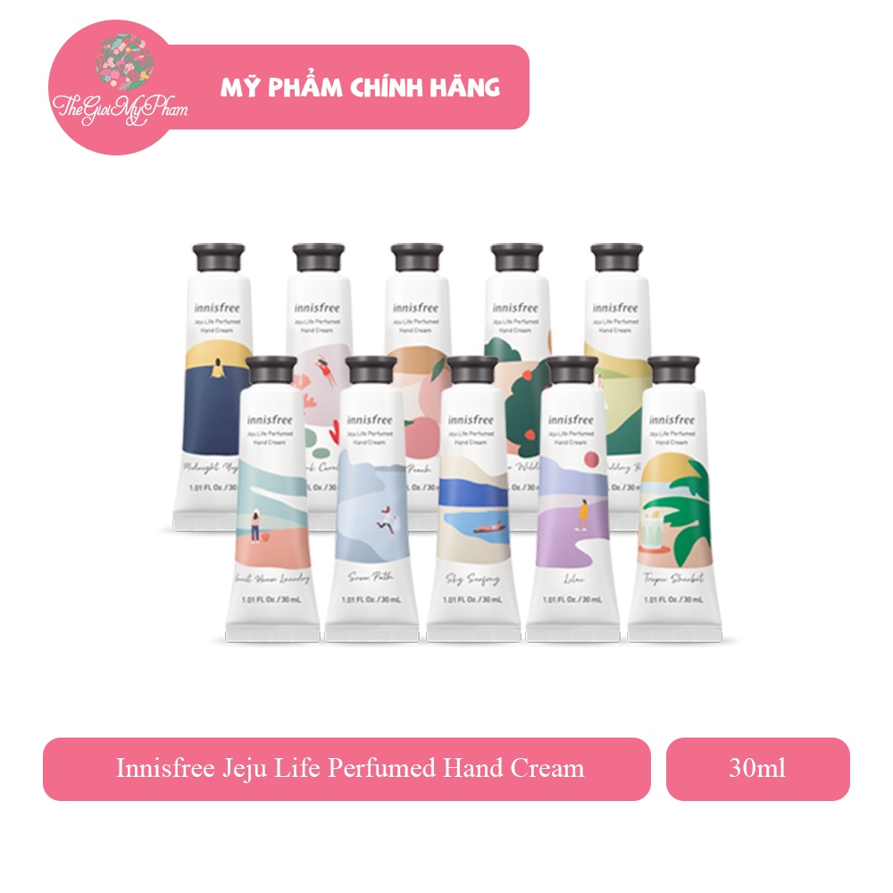 Kem Dưỡng Da Tay Innisfree Jeju Life Perfumed Hand Cream 30ml
