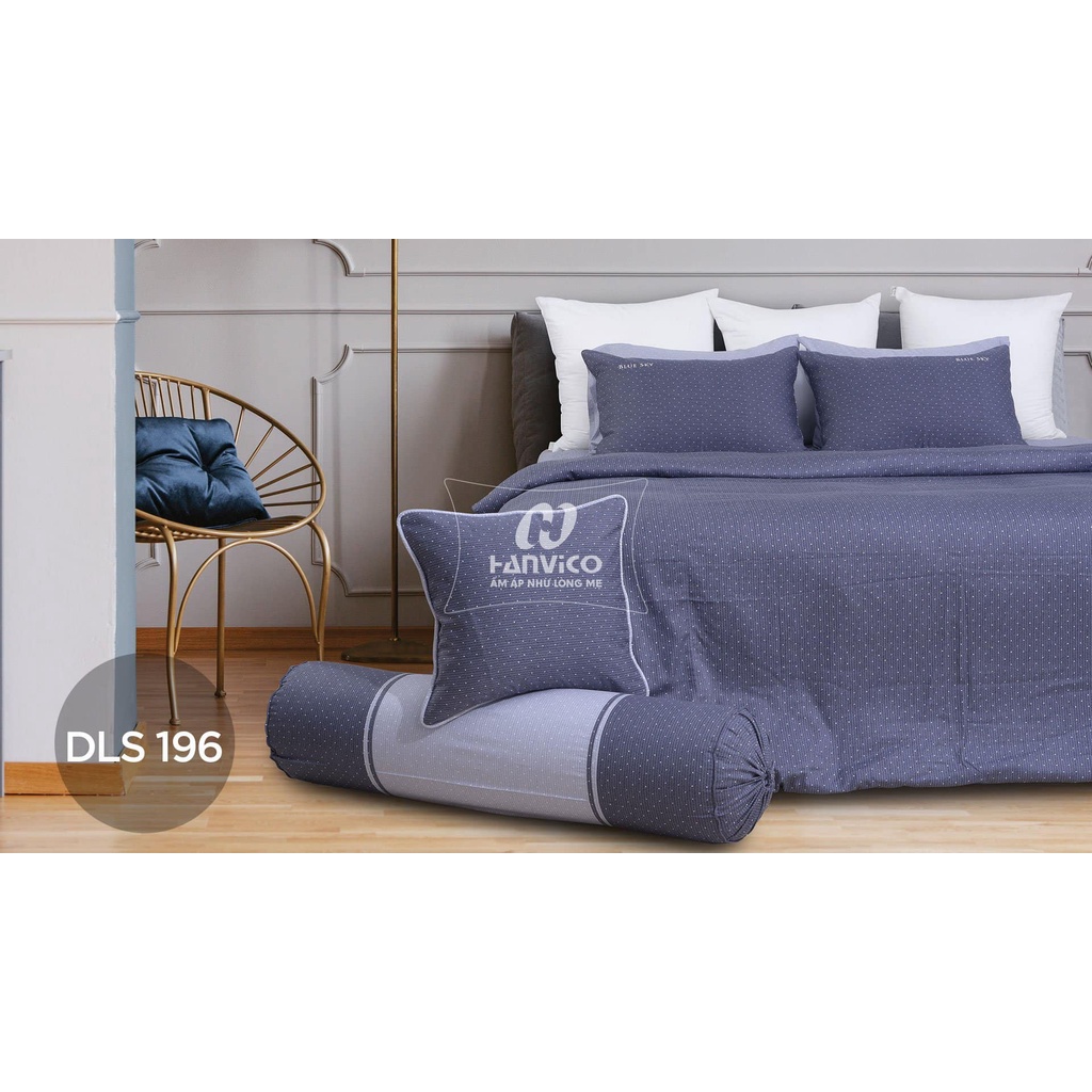 Bộ Chăn Ga Gối Hanvico Blue Sky - DLS196