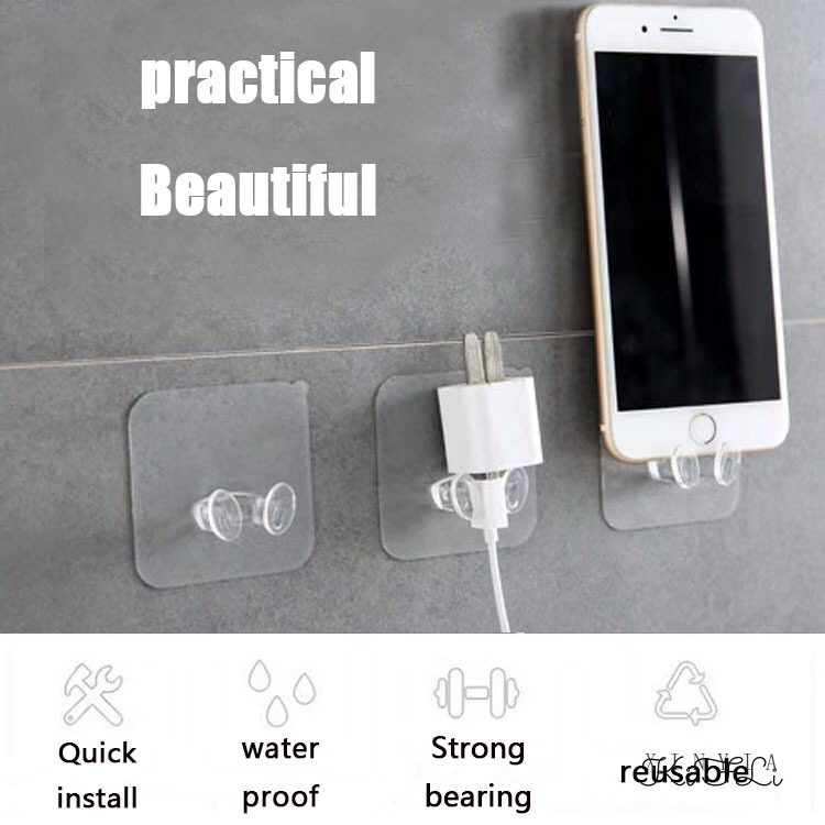 【kifli】Miếng Dán Thay Thế Dự Phòng/Móc Chịu Lực /Miếng Dán Chữ U / Cho Kệ Remote, Kệ Nhà Tắm