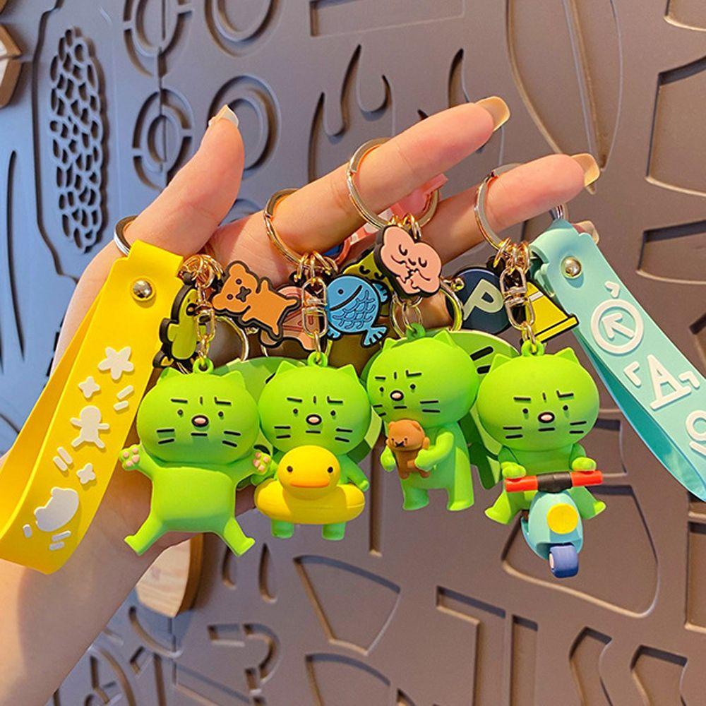 Móc Khóa Hình Mèo Bông Đáng Yêu