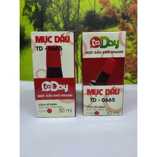 mực dấu today - mực đổ dấu 30 ml / lọ