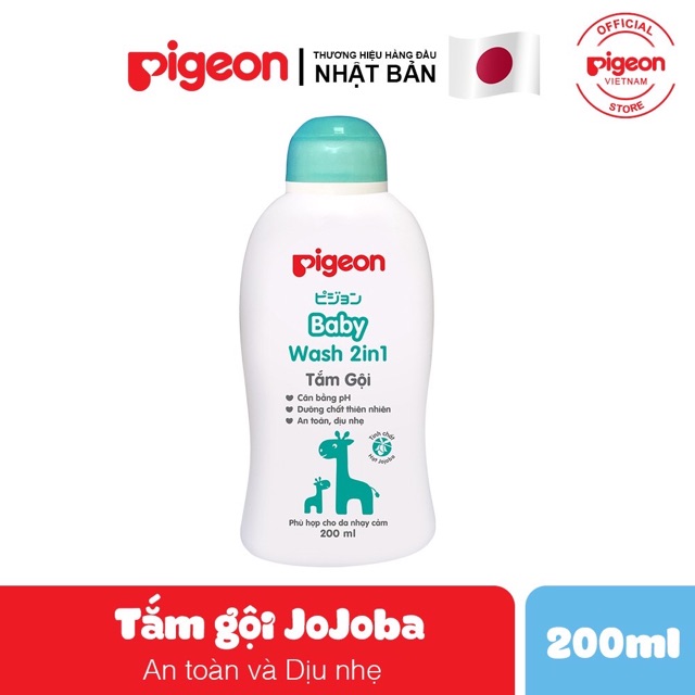 Sữa tắm gội toàn thân Pigeon 200ml