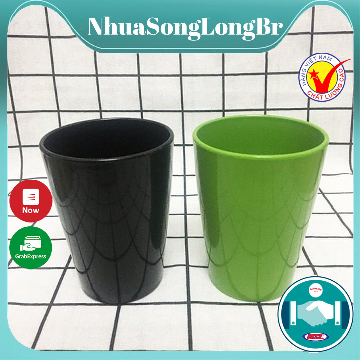 Cốc nhựa phíp 3 size  Song Long 2808,2809,2810 dành cho nhà hàng, quán ăn, gia đình_Buôn Rẻ 01032