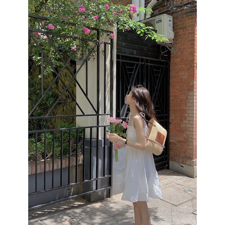 Đầm 2 dây nhúm ngực ulzzang | BigBuy360 - bigbuy360.vn