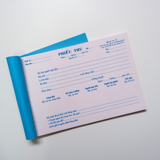 Phiếu thu/chi 2 liên 28 bộ