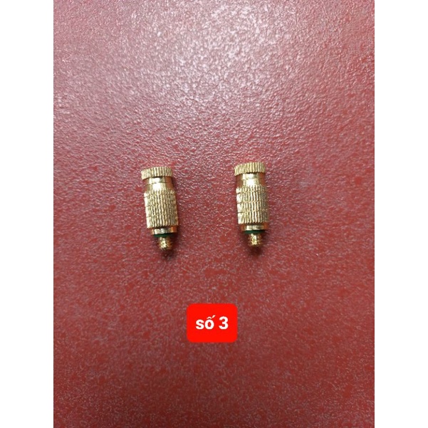 bép phun sương các số 1,2,3 bằng đồng (giá 1 bép phun)