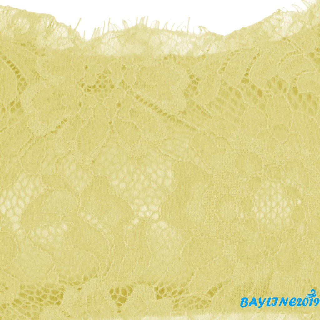 Áo Lót Ren Hai Dây Cổ Chữ V Lưng Khóa Kéo Màu Trơn Cho Nữ