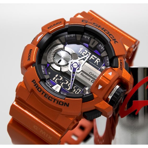 Đồng hồ nam Casio G-SHOCK GBA-400-4BDR Chính hãng - Bluetooth - Chống nước tuyệt đối