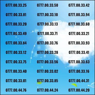Sim 4G 10 số đẹp Mobifone tam hoa