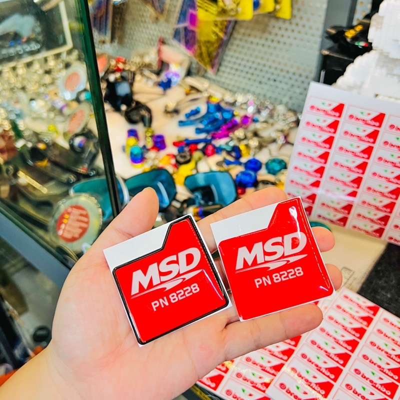 Tem Logo Nổi 3D Msd dán nhiều vị trí ✌🇻🇳