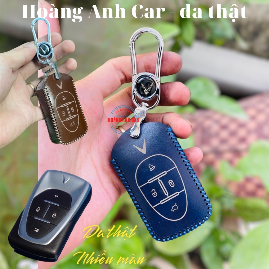 (Ảnh Thật) Bao da dành cho chìa khoá Vinfast E34, VF E34