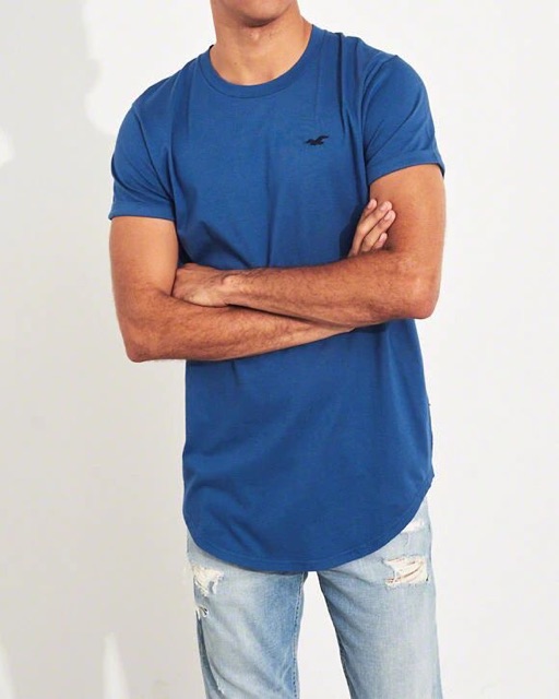 Áo thun nam vạt bầu Hollister