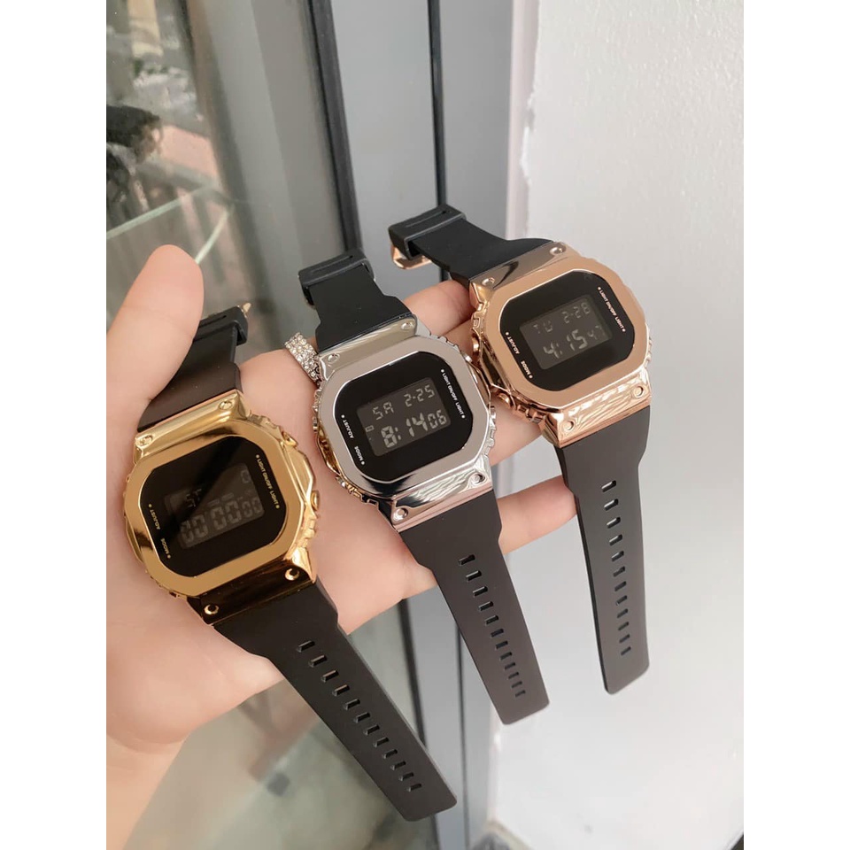 Đồng hồ nữ thể thao điện tử chống nước nam mặt vuông DHU