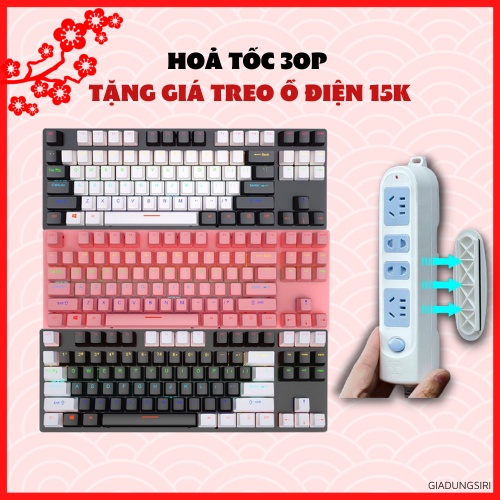 DEAL SỐC Bàn Phím Cơ Gaming K550 Pro - 87 Phím Nhiều Chế Độ Màu , Chiến Game Siêu Đỉnh