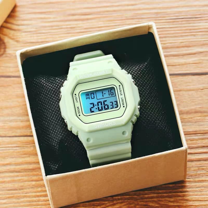 Đồng hồ Thể thao nam nữ sports Watch chống nước dây cao su