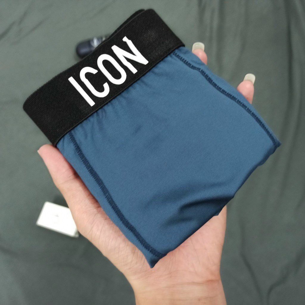 Quần lót nam co giãn ICON đủ size M - 2XL, quần sịp nam đùi boxer nhiều màu đẹp