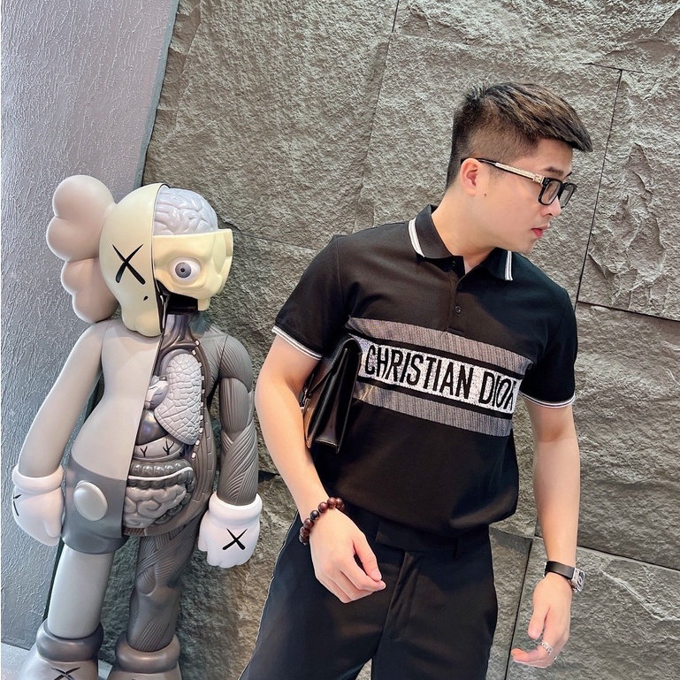 Áo thun nam ngắn tay cổ polo cao cấp giá rẻ, vải cotton co giãn bốn chiều, trẻ trung, năng động VBSHOP25