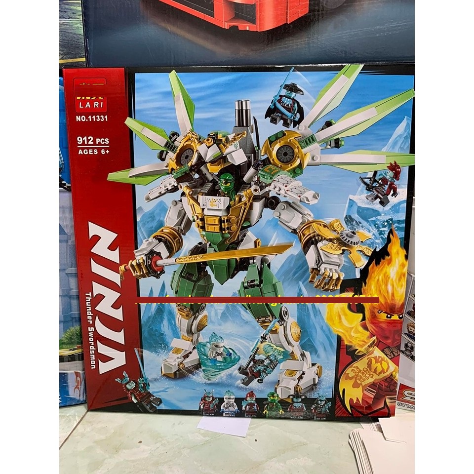 Xếp hình Ninjago mô hình lắp ráp Titan Mech LLoyd Lari 11331