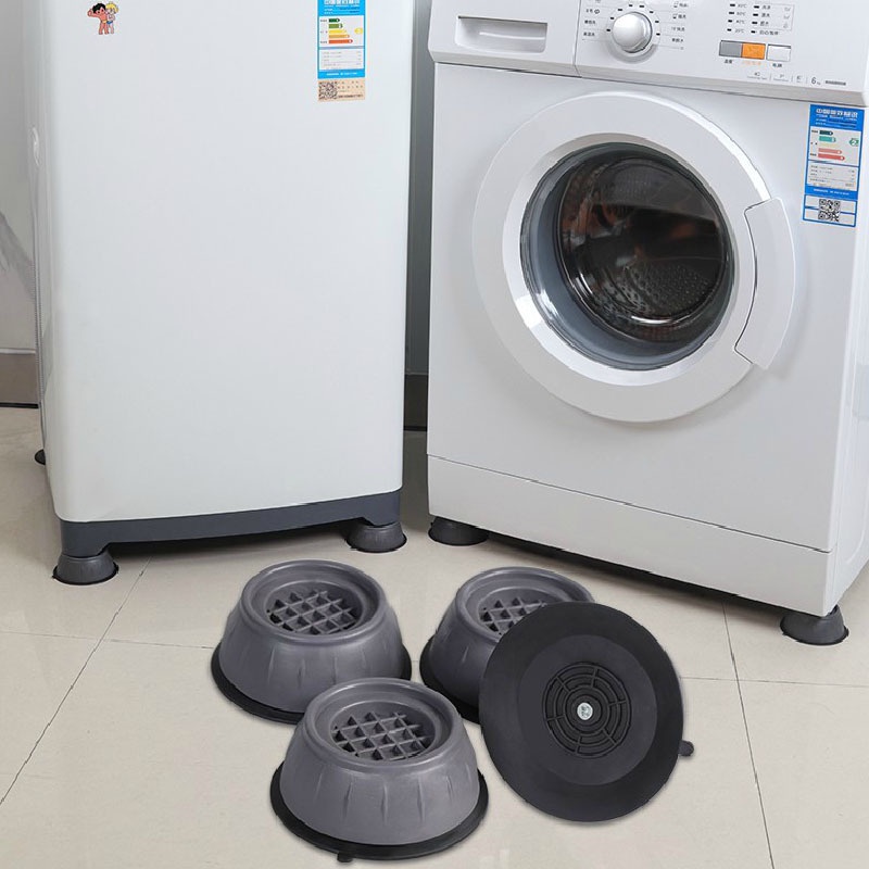Combo 4 cái chân đế cao su kê chân cho máy giặt, tủ lạnh, bàn ghế... - Elliver