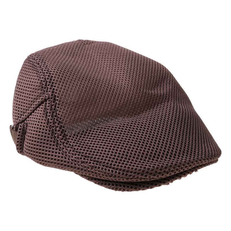 Youyo Mũ Nồi Beret Lưới Thoáng Khí Mềm Mại Phẳng Mùa Hè Cho Nam