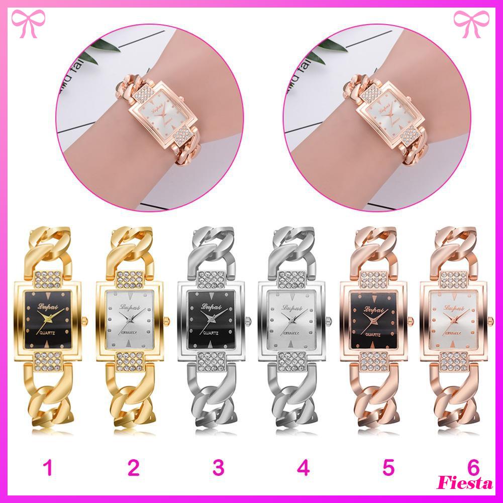 Gift ✯ Women Luxury Gold Stainless Steel Analog Quartz Watch Bracelet Wristwatch ♥