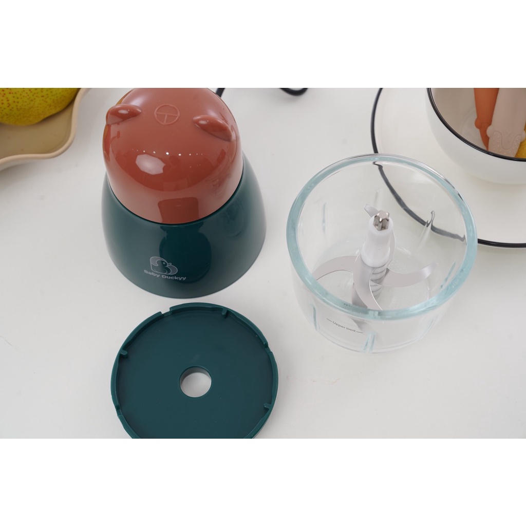 Máy xay đồ ăn dặm cho bé BABY DUCKYY 0.3L 6 lưỡi dao