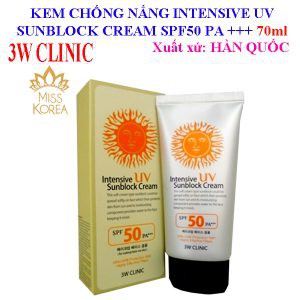 KEM CHỐNG NẮNG 3W CLINIC INTENSIVE UV SUNBLOCK