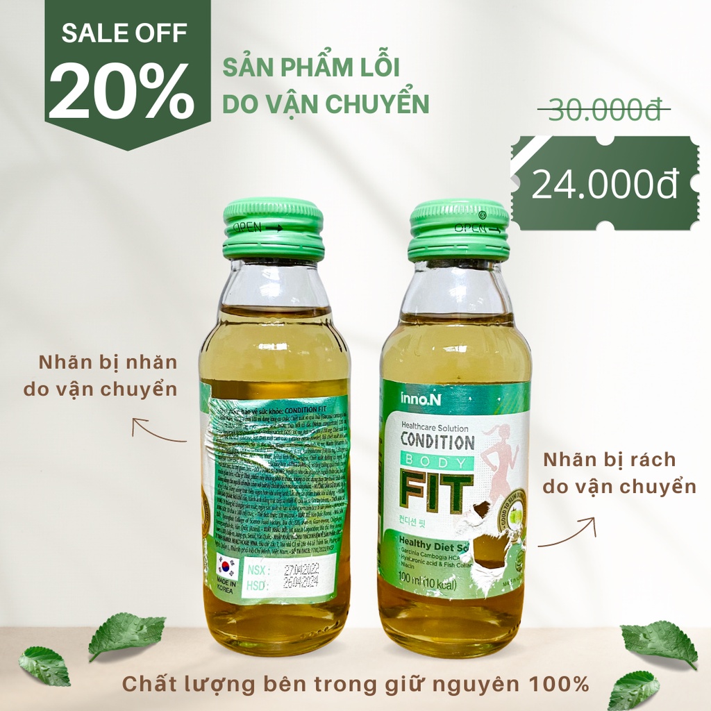 Inno.N Condition Fit Nước Uống Hỗ Trợ Giảm Cân 100ml
