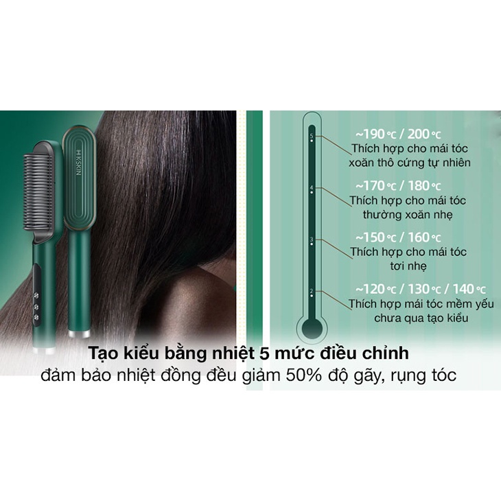Lược Điện Chải Tóc Đa Năng- Máy Tạo Kiểu Tóc Chuyên Nghiệp