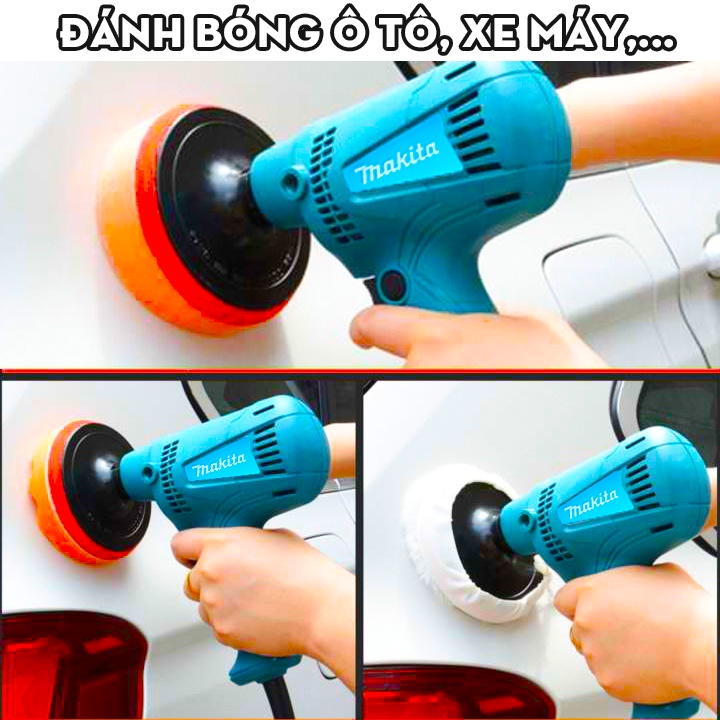 MÁY ĐÁNH BÓNG MKT - SỬ DỤNG CHO Ô TÔ, XE MÁY TIỆN LỢI