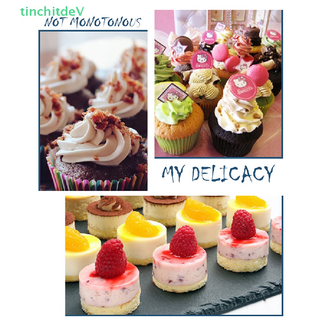 Set 10 Khuôn Silicone Làm Bánh Muffin / Cupcake