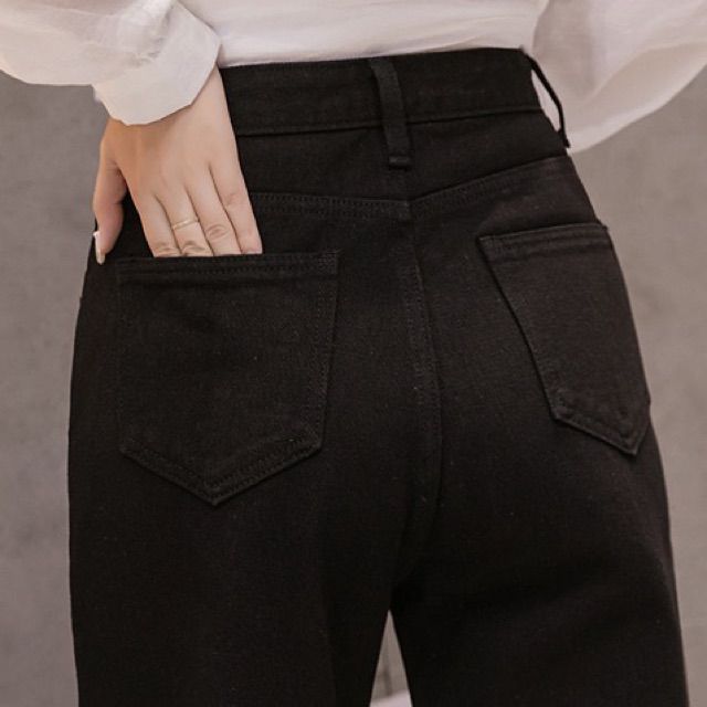 Quần bò ông rộng dáng xuông | BigBuy360 - bigbuy360.vn