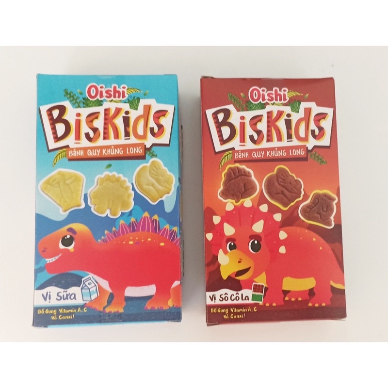 Bánh Quy Khủng Long BisKids Oishi