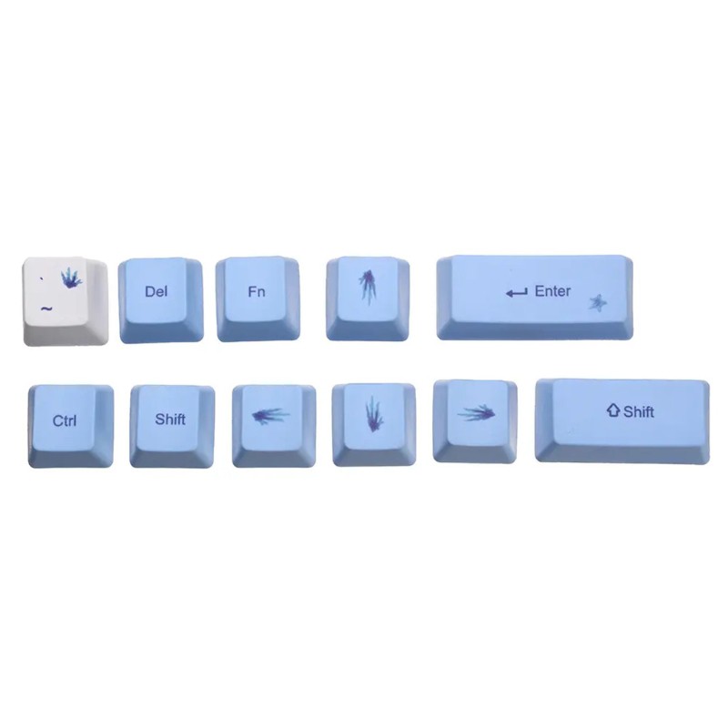 zzz Mechanical Keyboard OEM Profile DYE-SUB Keycap For GH60 GK64 72 Keys PBT Keycaps