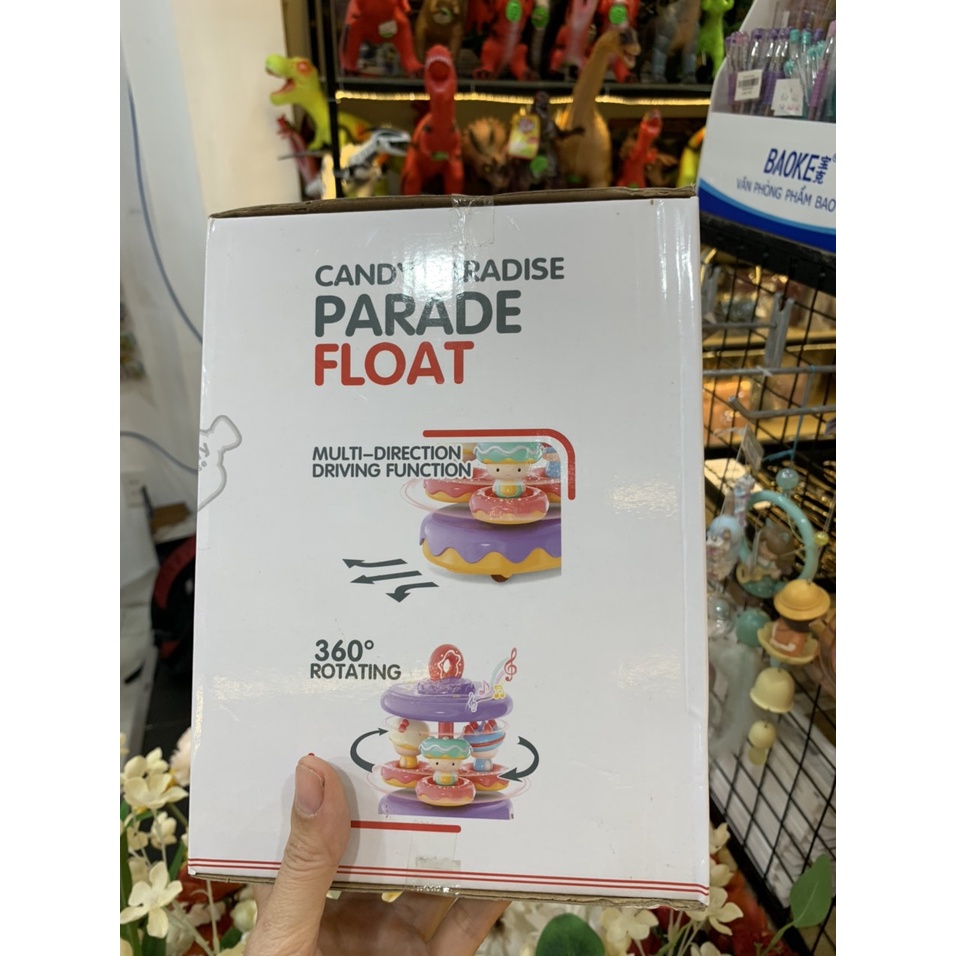 Bộ đồ chơi vòng xoay tiệc bánh Donut