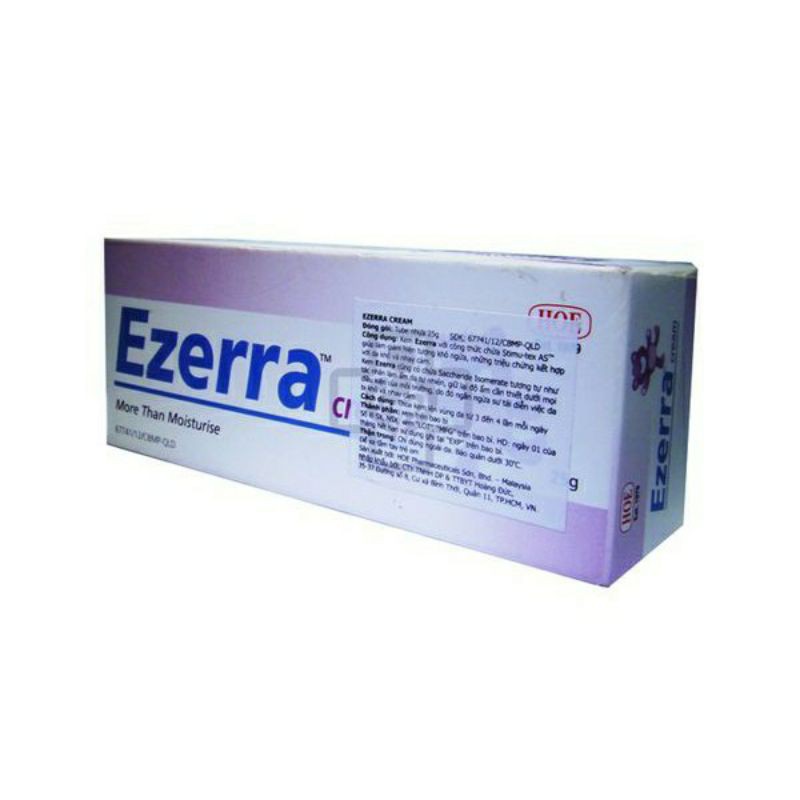 ✅ EZERRA Kem Bôi Làm Dịu Nhẹ Triệu Chứng Da Khô Ngứa Kích Ứng(25g)