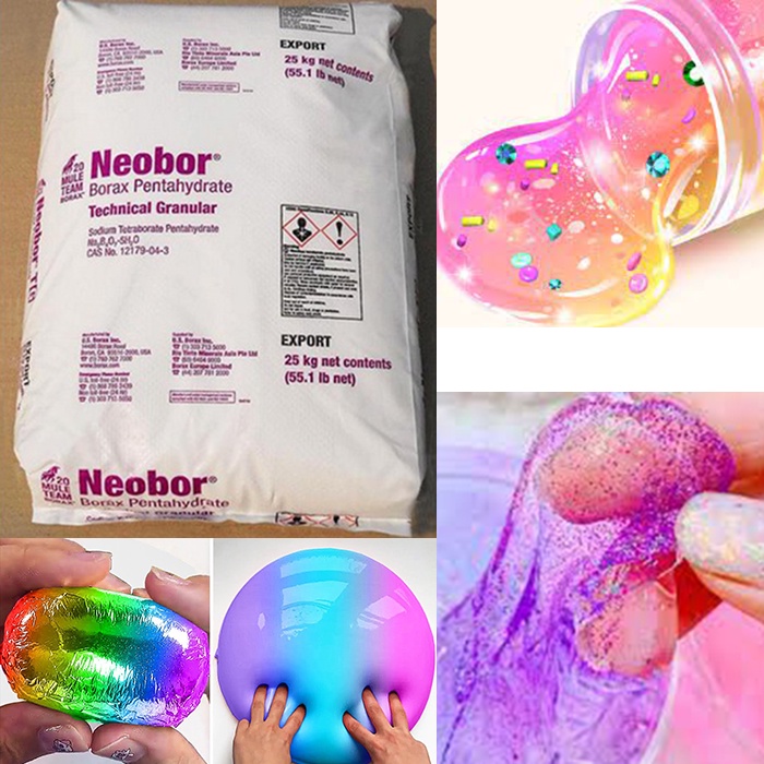 1Kg Borax USA _chất làm đông để tạo Slime (đồ chơi nhựa dẻo)