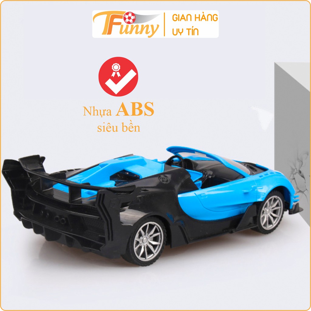 Ô Tô Điều Khiển Từ Xa Bugatti Mui Trần Cao Cấp, T Funny, Drift Tốt, Tốc Độ Cao, Pin Sạc Tiện Lợi