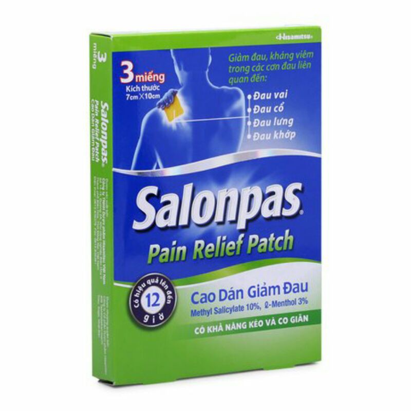 Cao dán Salonpas Pain Relief Patch