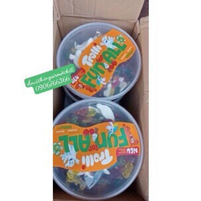 Kẹo Dẻo Hình Thú Trolli Number One, Trolli Fun For All Của Đức Hộp 1kg
